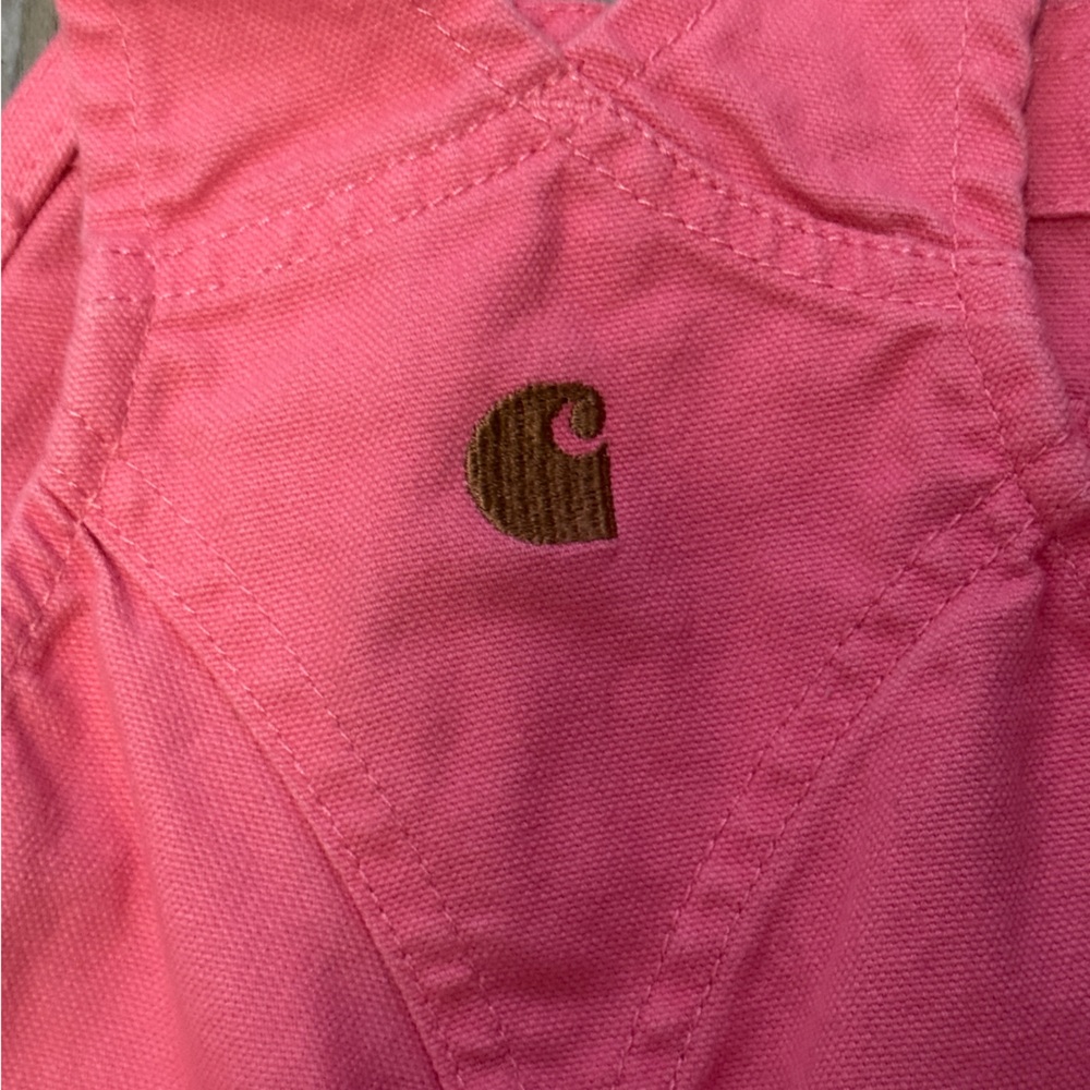 Carhartt Girls Pink Overalls/ 2T - Picture 4 of 5